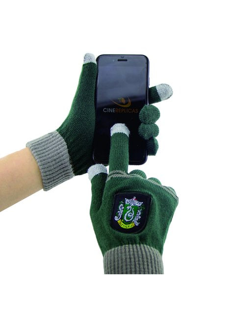 Slytherin tactile gloves - Harry Potter