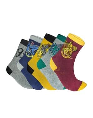 5 çift çorap paketi tek beden herkese uyar - Harry Potter