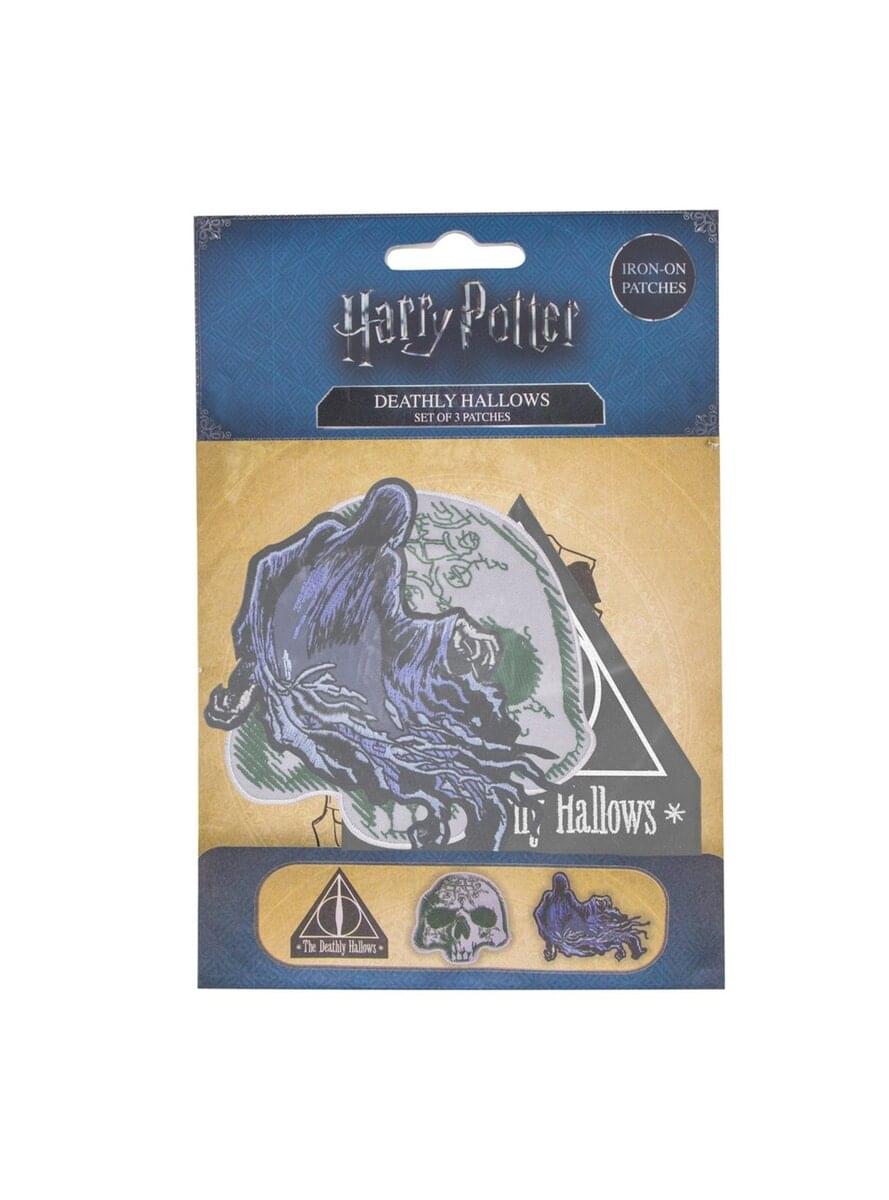 Pack de 3 emblemas Os Talismãs da Morte - Harry Potter