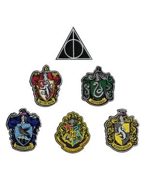 6 Deluxe Hogwarts Evleri paketi yamalar-Harry Potter