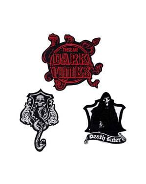 Set med tre märken Harry Potter Dark Arts