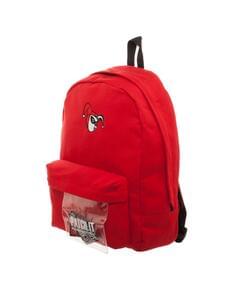 Mochila de Harley Quinn vermelha