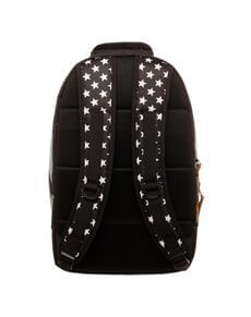 Mochila de Wonder Woman denim com emblemas