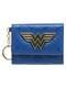 Porta-moedas de Wonder Woman azul para mulher