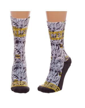 Baskılı Batman bayan çorapları