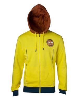 Sweat Morty jaune - Rick et Morty