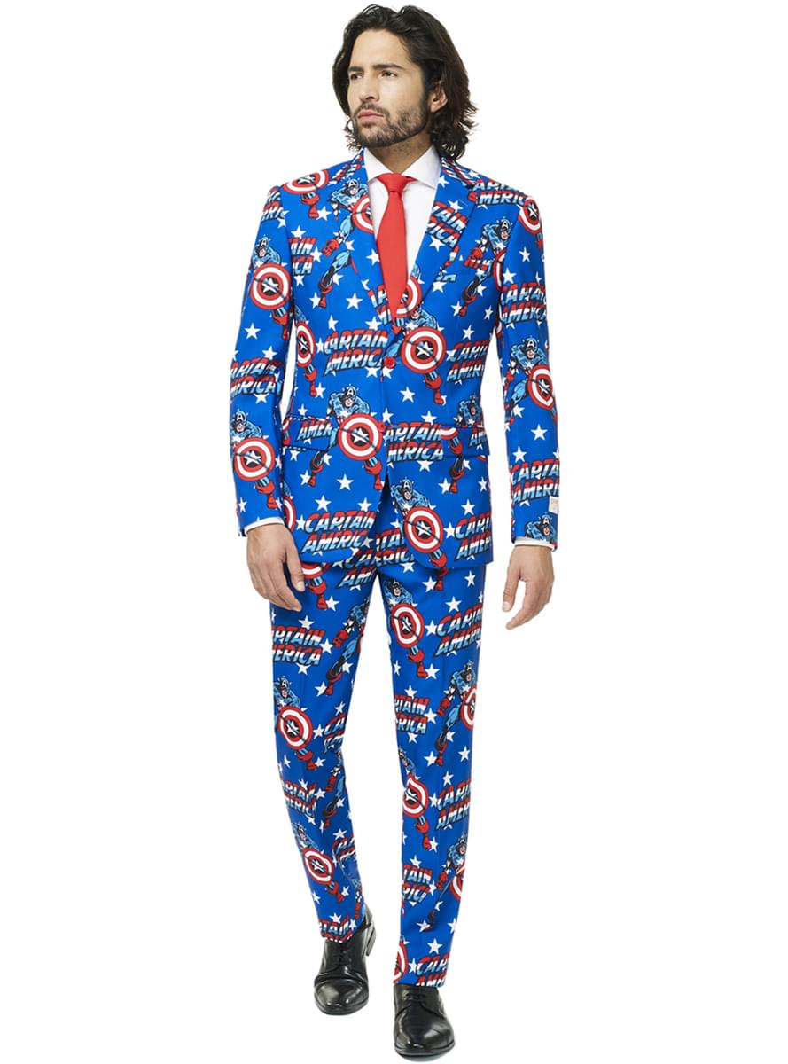 Costum barbați Captain America - Opposuits