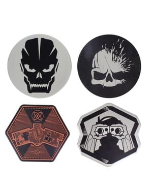 Set 4 Glasunderlägg Call of Duty