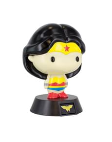 Figura 3D com luz de Wonder Woman