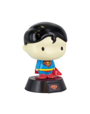 Figur 3D med ljus Superman 10 cm