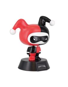 Figura 3D com luz de Harley Quinn