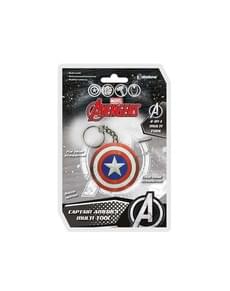 Porte-clés multifonctions bouclier Captain America