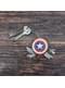 Captain America Schutzschild Schlüsselanhänger