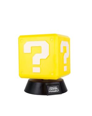 Jautājumu zīme - Super Mario 3D lampa
