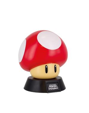 Lampe 3D champignon 10 cm - Super Mario Bros