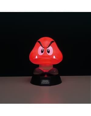 Lámpara 3D Super Mario Bros Goomba 10 cm