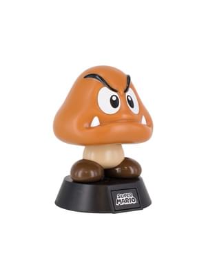 Lámpara 3D Super Mario Bros Goomba 10 cm