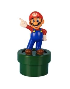 Super Mario 3D figure with light