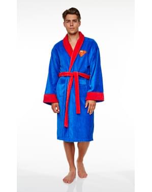 Superman bathrobe for adults