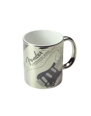 Taza cromada Fender Stratocaster