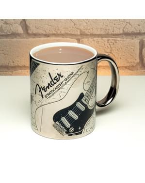 Stratocaster - Mug krom fender