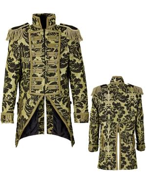 Veste dresseur de cirque dorée homme