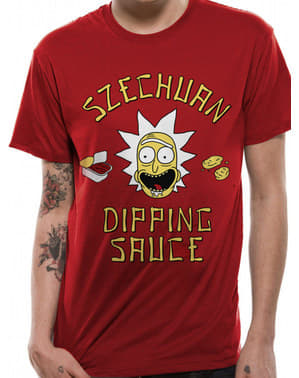 Rick ve Morty Szechaun sos yetişkinler için T-Shirt