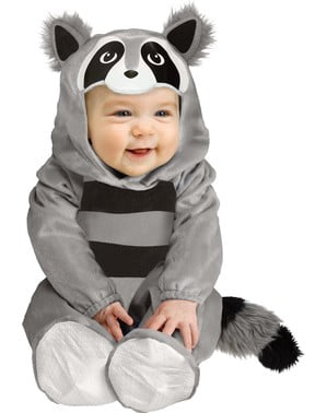 Bebekler için rakun kostümü