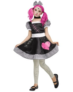 Kızlar için Broken Doll kostüm