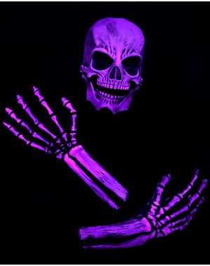 Pink skeleton kit for adults UV glow
