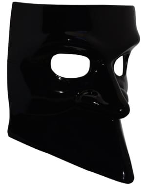 Ghost - sort navneløst Ghoul maske til voksne