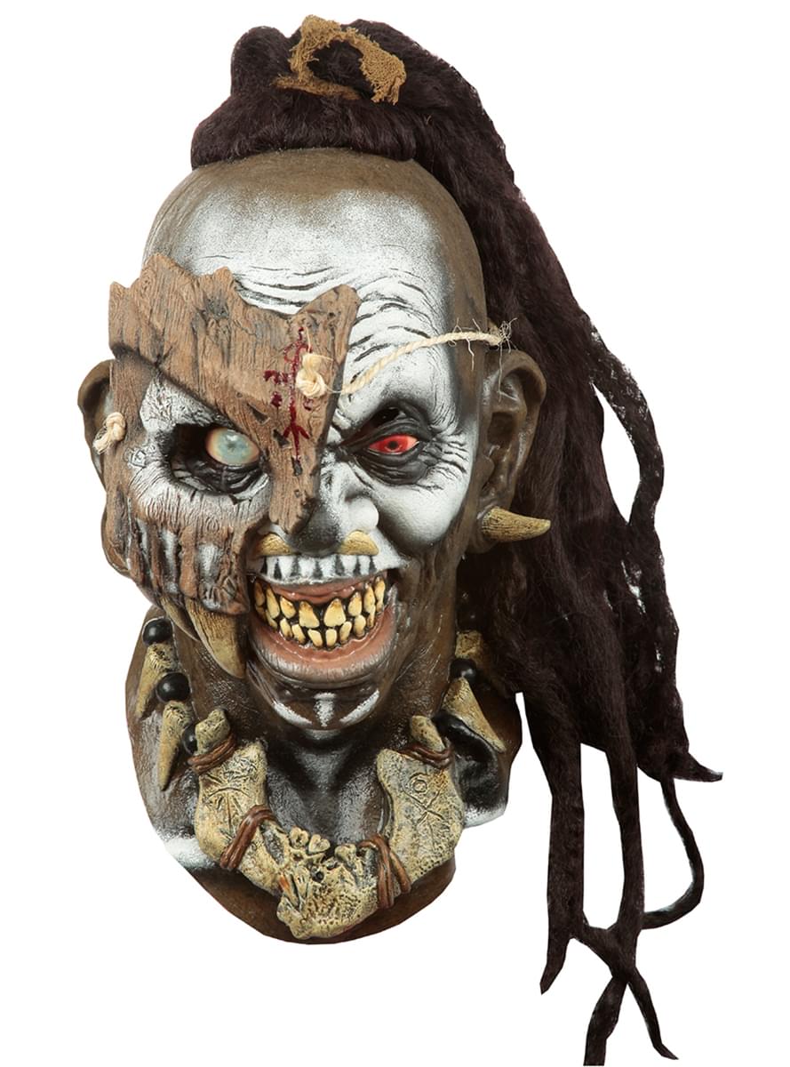 Maschera da sacerdote voodoo per adulti
