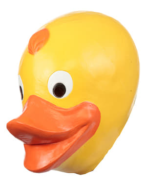 Máscara de pato de goma para adulto