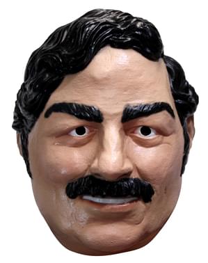 Máscara de Pablo Escobar para adulto - Narcos