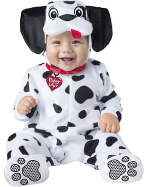 Kostum Dalmatian menggemaskan untuk bayi