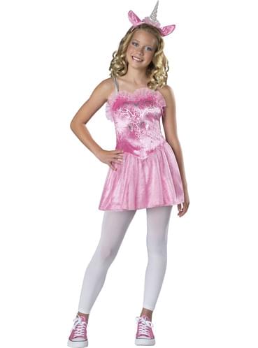 Costume di unicorno rosa per adolescente. Consegna express | Funidelia