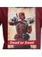 T-shirt Deadpool Dead or Dead homme