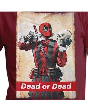 T-shirt Deadpool Dead or Dead para homem