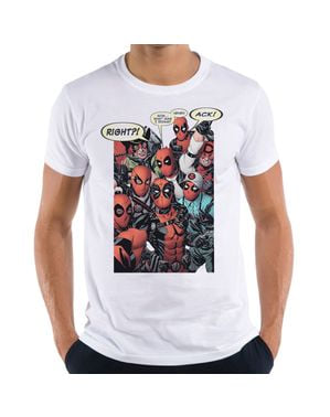 Deadpool Group Cosplay T-Skjorte til Menn