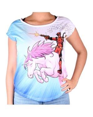 Deadpool Unicorn T-Shirt לנשים
