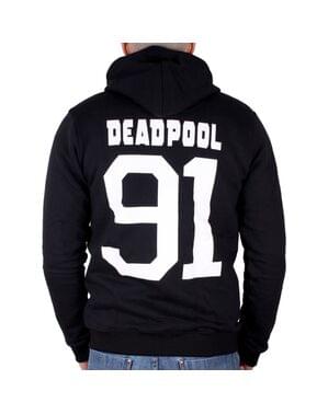 Deadpool Metal Logo Hoodie for Men - Marvel