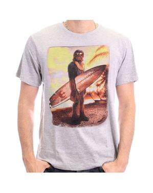 Erkekler için Chewbacca Beach Star Wars tişört