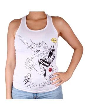 Deadpool Ride Unicorn T-Shirt für Damen