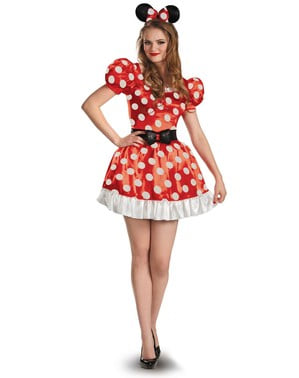 Minnie Mouse Kostüm rot für Frauen