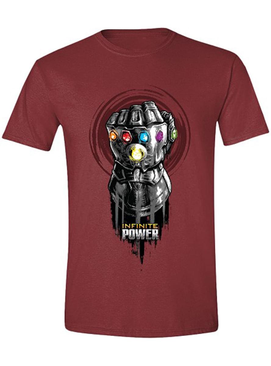 男性用インフィニティガントレットTシャツ - アベンジャーズ：インフィニティ戦争