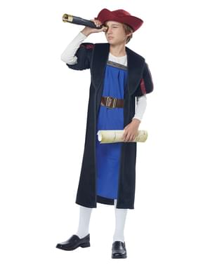 Christopher Columbus kostyme til gutter