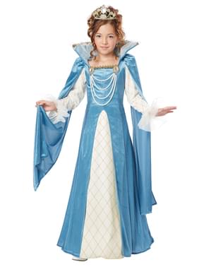 Kostum Renaissance Queen untuk kanak-kanak perempuan