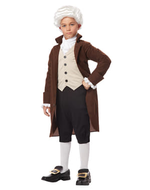 Benjamin Franklin kostyme til gutter