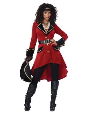 Piratin der Sieben Meere Kostüm für Damen