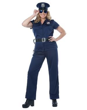 Costum de polițistă pentru femeie mărime mare
